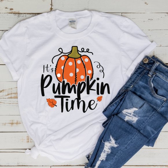 Pumpkin Time Softstyle® Fitted T-Shirt - Picture 1 of 2
